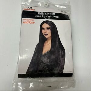 Way to Celebrate Halloween Long Straight Wig Black
